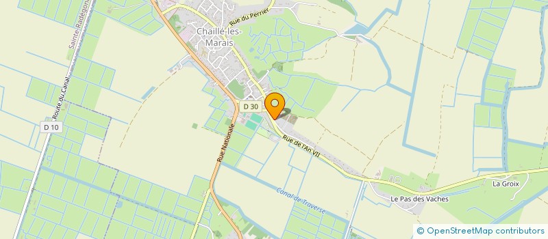 localisation de l'entreprise STE CHAPUIS DOMINIQUE   PIERRE  CHAILLE-LES-MARAIS