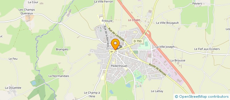 localisation de l'entreprise STE CHASSE FRATERNEL BROONAISE à BROONS