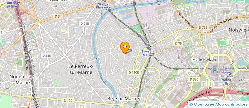 localisation de l'entreprise STE CIURARIU  BRY-SUR-MARNE