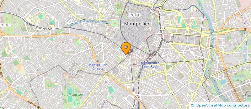 localisation de l'entreprise STE CIV.CONSTRUCTION VENTE SIRENE à MONTPELLIER