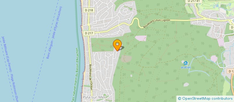 localisation de l'entreprise STE CIV GEST ET PARTICIPATION DUTRI J  LA TESTE-DE-BUCH