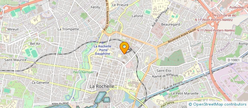localisation de l'entreprise STE CIV INVEST ROUWINKO à LA ROCHELLE