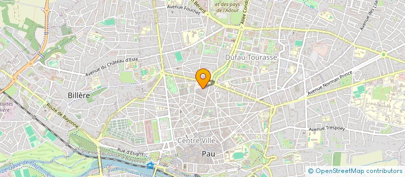 localisation de l'entreprise STE CIVILE 3BIS AV DAMES DE SAINT MAUR à PAU