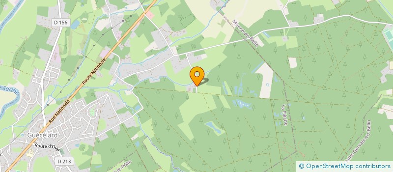 localisation de l'entreprise STE CIVILE AGRICOLE DE FILLE  GUECELARD