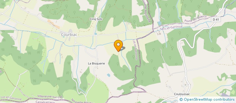 localisation de l'entreprise STE CIVILE AGRICOLE DE MONBEAU à SAINT GEORGES