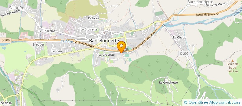 localisation de l'entreprise STE CIVILE ALPIBUR à BARCELONNETTE