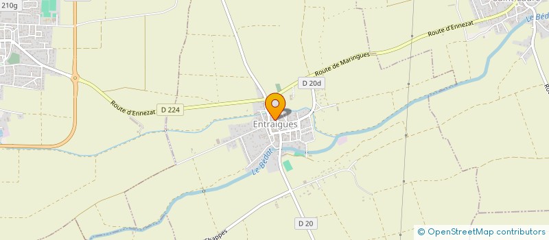 localisation de l'entreprise STE CIVILE BATISSE  ENTRAIGUES