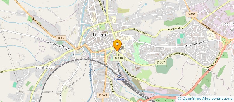 localisation de l'entreprise STE CIVILE CLAMI à LISIEUX