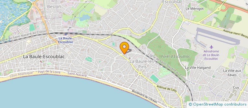 localisation de l'entreprise STE CIVILE CLERGET GURNAUD  LA BAULE-ESCOUBLAC