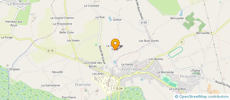 localisation de l'entreprise STE CIVILE D INVESTIS LE MOULIN DUCOLY  ETIENVILLE