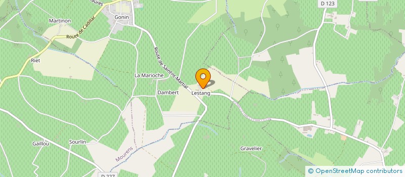 localisation de l'entreprise STE CIVILE DE L ENCLOS  GORNAC