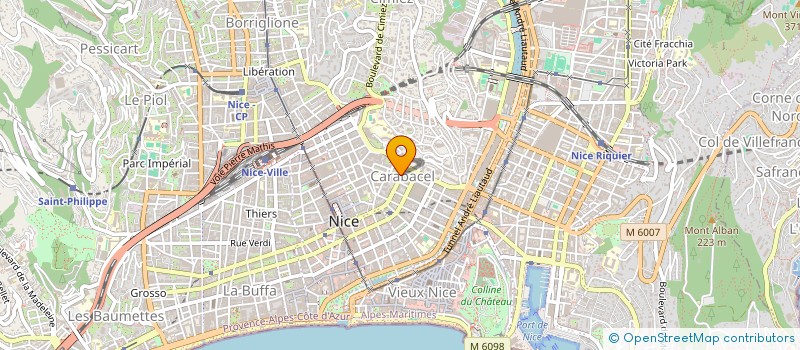 localisation de l'entreprise STE CIVILE DE MOYENS DES DOCTEURS DOUAY ET ROUX à NICE