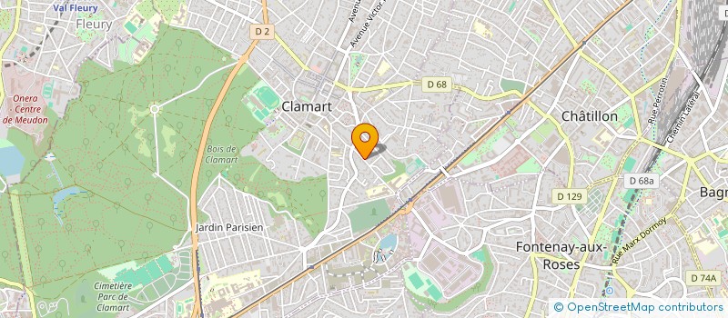 localisation de l'entreprise STE CIVILE DELTA à CLAMART