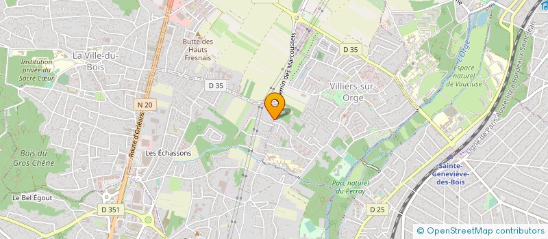 localisation de l'entreprise STE CIVILE DES ECHASSONS à VILLIERS-SUR-ORGE