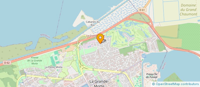 localisation de l'entreprise STE CIVILE DES OLIVIERS  LA GRANDE-MOTTE