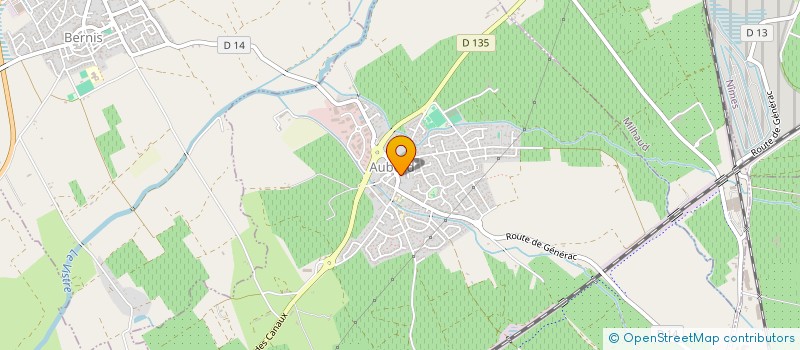 localisation de l'entreprise STE CIVILE DU CHATEAU DE VILLELE  UCHAUD