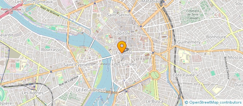 localisation de l'entreprise STE CIVILE DU I7 RUE DE METZ à TOULOUSE