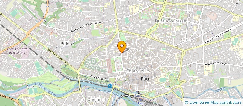 localisation de l'entreprise STE CIVILE DU PLA DE LACAZE à PAU