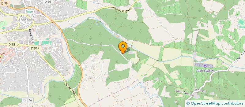 localisation de l'entreprise STE CIVILE ET IMMOBILIERE D ENTREVALLON  LAMBESC