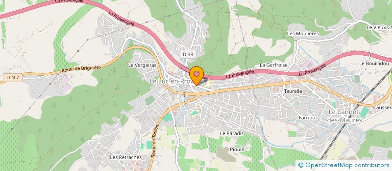 localisation de l'entreprise STE CIVILE FOELLNER  LE LUC