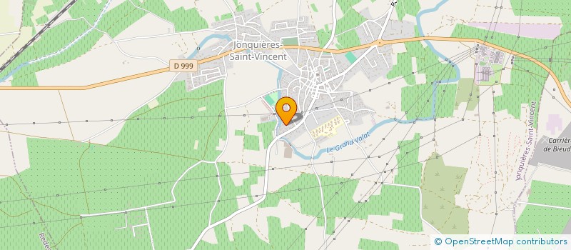 localisation de l'entreprise STE CIVILE G.A.J.  JONQUIERES-SAINT-VINCENT