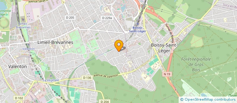 localisation de l'entreprise STE CIVILE HO à LIMEIL-BREVANNES