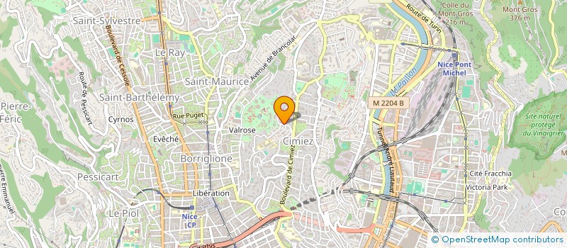 localisation de l'entreprise STE CIVILE I ANASA à NICE