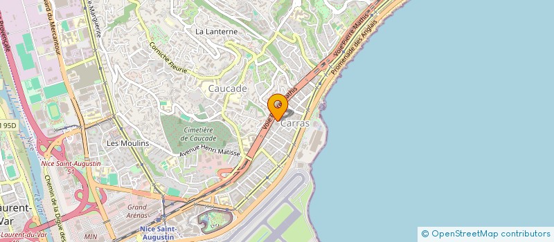 localisation de l'entreprise STE CIVILE IMMO JCP à NICE