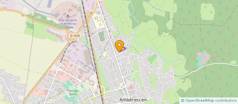 localisation de l'entreprise STE CIVILE IMMOB. SCI LAGUINGUE  AMBERIEU-EN-BUGEY