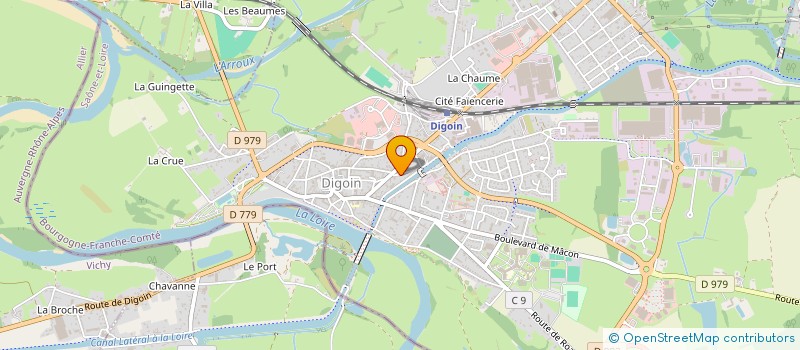 localisation de l'entreprise STE CIVILE IMMOBILIERE DE POUILLY  DIGOIN