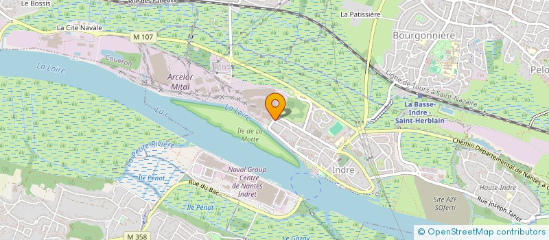 localisation de l'entreprise STE CIVILE IMMOBILIERE DU ROCHER  INDRE