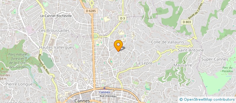 localisation de l'entreprise STE CIVILE IMMOBILIERE PEARL à CANNES