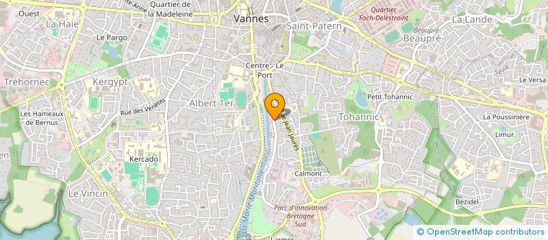 localisation de l'entreprise STE CIVILE J.LE PRIOL ET ASSOCIES à VANNES