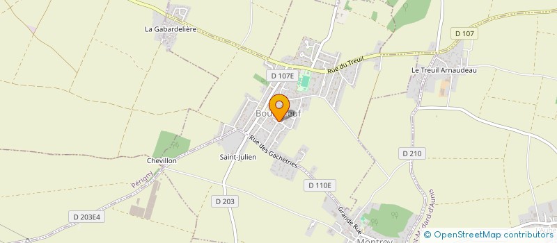 localisation de l'entreprise STE CIVILE LA PIERRIERE à BOURGNEUF