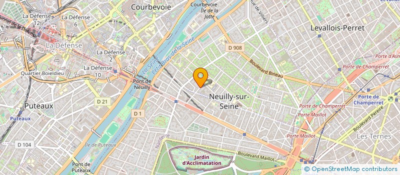 localisation de l'entreprise STE CIVILE LARFEUILLE à NEUILLY-SUR-SEINE