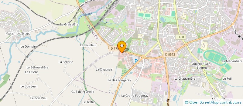 localisation de l'entreprise STE CIVILE LE NY-TEXIER à VITRE