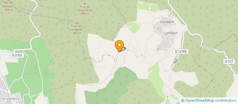 localisation de l'entreprise STE CIVILE LE RANCH  ARGELLIERS