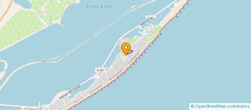 localisation de l'entreprise STE CIVILE LES DEUX SOEURS à FRONTIGNAN