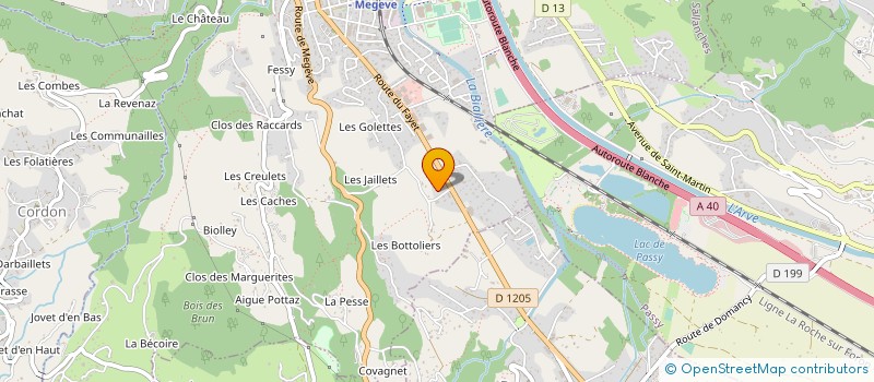 localisation de l'entreprise STE CIVILE LES FONTANETS à SALLANCHES