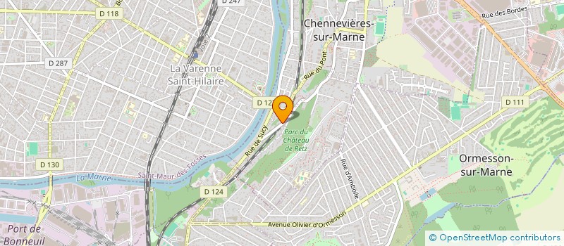 localisation de l'entreprise STE CIVILE LES HORTENSIAS  ORMESSON-SUR-MARNE