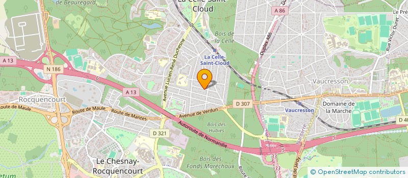 localisation de l'entreprise STE CIVILE NGHIEM ORTHODONTIE  LA CELLE-SAINT-CLOUD