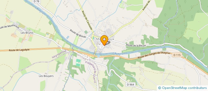 localisation de l'entreprise STE CIVILE PARTICULIERE DES MARCOUS  NEGREPELISSE