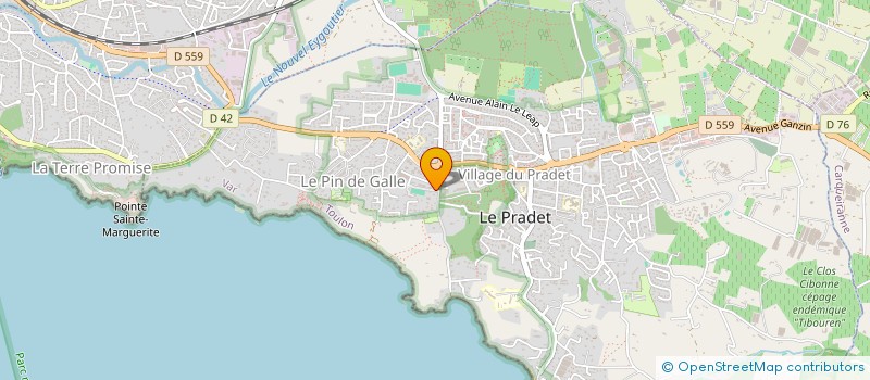 localisation de l'entreprise STE CIVILE PARTICULIERE LEOR  LE PRADET