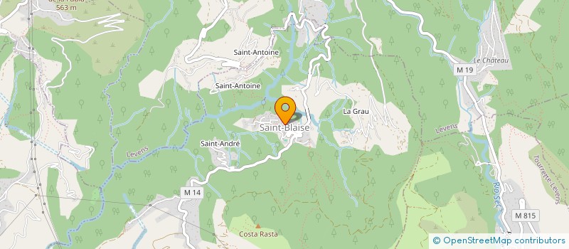 localisation de l'entreprise STE CIVILE RIPEFALGA à CASTAGNIERS