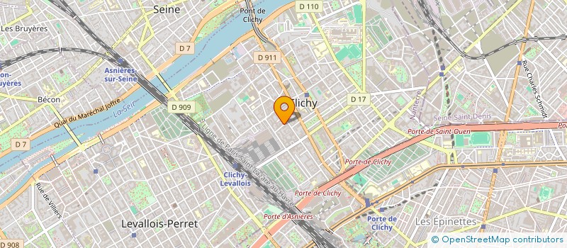 localisation de l'entreprise STE CIVILE ROJU à CLICHY