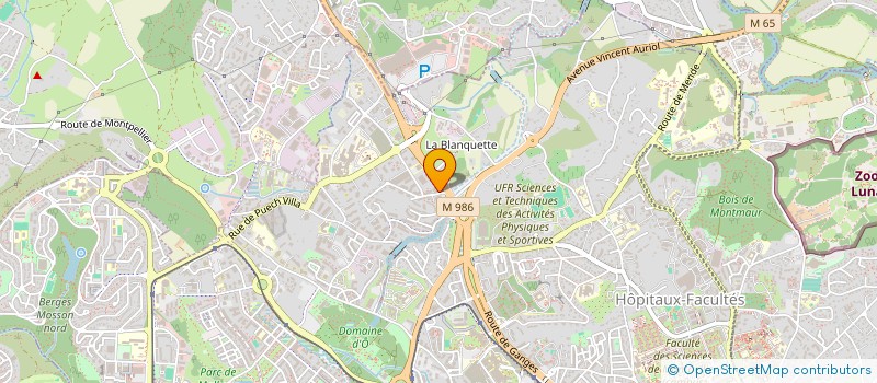 localisation de l'entreprise STE CIVILE SOFIELI INVESTISSEMENTS à MONTPELLIER