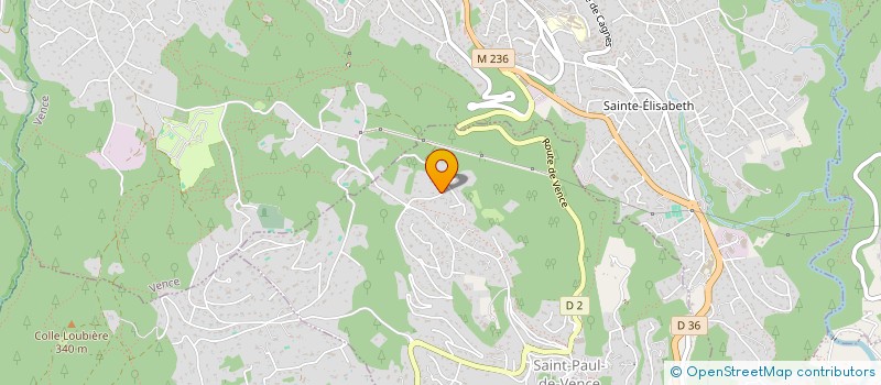 localisation de l'entreprise STE CIVILE ST LAMBERT à SAINT-PAUL-DE-VENCE