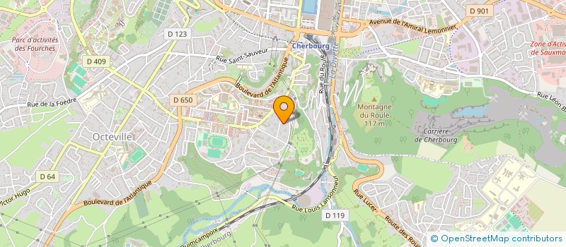 localisation de l'entreprise STE CIVILE TOLLET à CHERBOURG-EN-COTENTIN