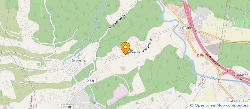 localisation de l'entreprise STE CIVILE VALLON RAMBERT à MEYREUIL