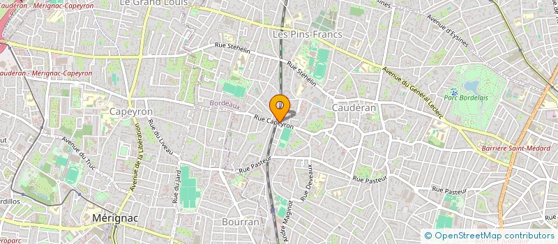 localisation de l'entreprise STE CIVILE VATEL  BORDEAUX